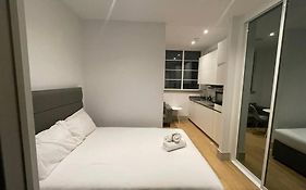 Monthly Stays 1Bed Serviced Studio Apartment Free Wifi & Netflix Whitechapel London Perfect For Solo & Coupled Guests